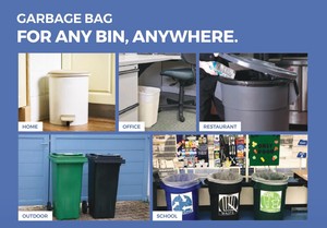 ถุงขยะหนาพิเศษสำหรับใช้ในห้องครัวสำนักงานถุงขยะสีดำสำหรับงานหนัก - Product Image 6