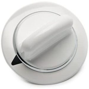 Bouton de minuterie de sèche-linge en plastique WE1M654 avec anneau métallique compatible avec la machine à laver General Electric - Product Image 2