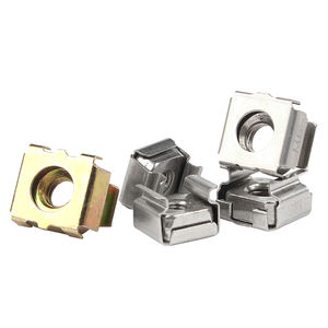 <span class=keywords><strong>Écrou</strong></span>s de château personnalisés en acier au carbone inoxydable M3 M4 8mm <span class=keywords><strong>Écrou</strong></span> à <span class=keywords><strong>cage</strong></span> ronde M8 Attaches M6 <span class=keywords><strong>Écrou</strong></span> à clip pour boîtier de serveur - Product Image 1