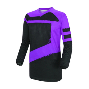 Long Sleeve Motocross Cycling Jersey Breathable Quick Dry Sublimation MX Bike Wear 100% Polyester Summer Racing for Adults - Product Image 6