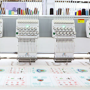 Top <b>10</b> Factory Industrial 24Heads Computerized Sewing Embroidery Machine For Clothing Patches Logos - Product Image 3