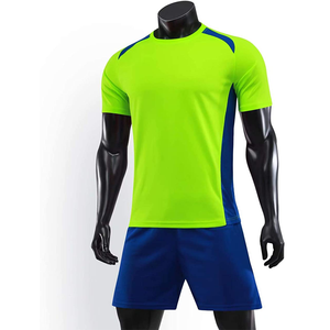 Wholesale 100% Polyester Top Quality Customization Logo Print Soccer Uniforms Set Best Sale New Design Soccer Uniform For Men's - Product Image 2