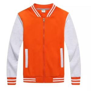 Chaqueta universitaria de lona personalizada de alta calidad para hombre, chaqueta con letras de béisbol y cuello levantado a un precio - Product Image 1