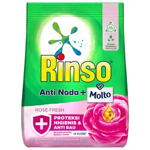 Rinso Waschpulver 1,8kg Rose Fresh Tiefen reinigung Effektives Waschpulver Verkauf für Wäsche