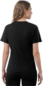 Túnica de manga corta con cuello en V para mujer, Top médico para enfermeras, dentistas, médicos, estudiantes, hecho de lona - Product Image 2