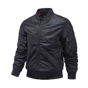 Chaqueta de bombardero para hombre, ropa de calle alta, chaquetas para hombre, abrigo de Color sólido, tamaño personalizado, poliéster, nailon, chaquetas de invierno para hombre 2025 - Product Image 4