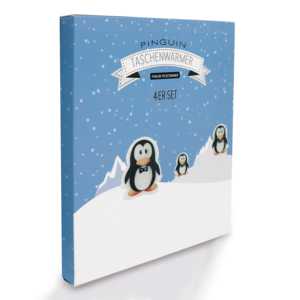 Juego de 4 calentadores de manos y pies con diseño de pingüino para días fríos - Product Image 4