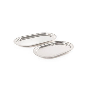 Plateau en métal de concepteur irrégulier pièce maîtresse décorative vaisselle et articles de service personnalisables pour la maison, le restaurant, le mariage et l'événement - Product Image 6