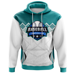 Sudadera con Capucha de Béisbol Unisex al por Mayor de Alta Calidad, 100% Poliéster, Logotipo Personalizado, Bordado 3D, Estampado, Ropa de Abrigo para Otoño e Invierno - Product Image 2