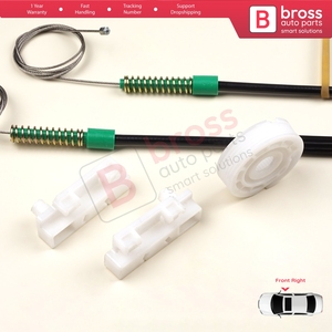 BWR645 Kit de reparación de regulador de ventana puerta delantera derecha para 307 4/5 puerta 2000-2009 piezas de automóvil Bross hechas en Turquía - Product Image 3