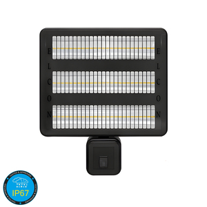Calentador Eléctrico Industrial Infrarrojo con Control Remoto ELCON RCTH 6000, 6000W, IP67, Impermeable, Aluminio Negro, Triple Lámpara - Product Image 2