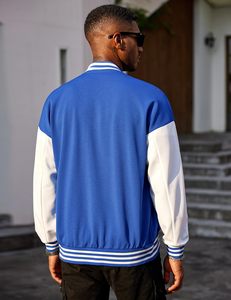 New High Quality Varsity <b>Jacket</b> For Men Rib knit Neck Embroidered Pattern Letterman College <b>Baseball</b> <b>Bomber</b> <b>Jacket</b> For Winter - Product Image 2