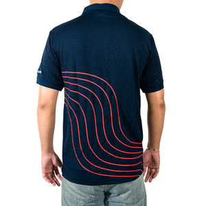 Polo de manga corta de algodón para hombre, informal, clásico, de color sólido, personalizado, con logotipo bordado - Product Image 4