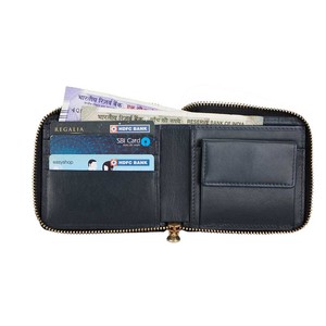 Luxury Men's Genuine Leather <b>Wallet</b> with RFID Protection Custom Logo <b>Card</b> and Coin <b>Holder</b> Long Open Closure for Men and Women - Product Image 2