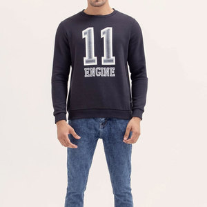 Sweat-shirt avec logo imprimé personnalisé polaire lourde pour hommes sweat-shirts de sport en coton pour hommes meilleure qualité 100% sweats en coton - Product Image 5