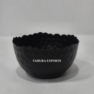 Bol en métal noir massif 2026, conçu pour des tâches de service polyvalentes, avec un aspect mat et une base stable offrant une utilisation domestique durable - Product Image 6