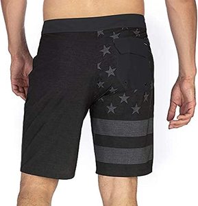 Shorts de bain personnalisés pour hommes avec votre logo – Short de plage en polyester sur mesure pour le surf - Product Image 4
