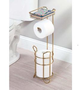 Premium Brass <b>Toilet</b> Roll Holder Durable Wall Mounted Design Perfect For Bathroom Home And Hotel Use - Product Image 2