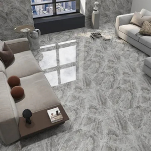 กระเบื้องพอร์ซเลนขัดเงาขนาด 600x1200 มม. ป้องกันการลื่น สำหรับใช้ภายในอพาร์ทเมนต์และห้องโถง - Product Image 4