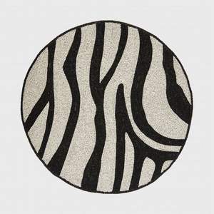 Modern Coastal Theme Decor Embroidered Beaded <b>Placemats</b> Handwork Seed Beads Embroidery for Halloween <b>Christmas</b> Thanksgiving - Product Image 1