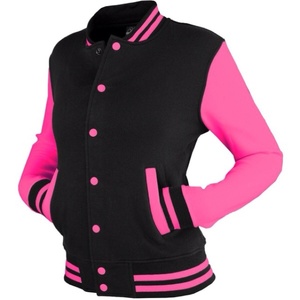 Nouveau 100% laine matériel fait femmes veste d'université en différentes tailles sur mesure Logo Design femmes veste d'université en couleur unie - Product Image 1