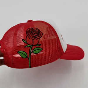 Casquette de camionneur de sport avec logo brodé 3D personnalisé de haute qualité Chapeau en mousse à mailles avec impression bouffante 3D de style vintage - Product Image 4