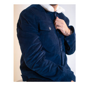 Chaqueta Sherpa de Alta Calidad para Hombre, Ecológica, Antipilling, Sostenible, Transpirable, 100% Algodón, Resistente al Viento, de Secado Rápido, Corte Regular - Product Image 2