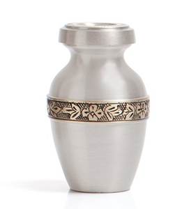 Urna hecha a mano con Logo personalizado para cenizas, urnas funerarias de Metal, recuerdo de cremación, nuevo diseño - Product Image 1