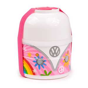 Boîte à lunch en acier inoxydable 304 VW T1 avec 3 compartiments, sans BPA, boîte à pain/bento, récipient pour aliments conservés avec couvercle en plastique - Product Image 3