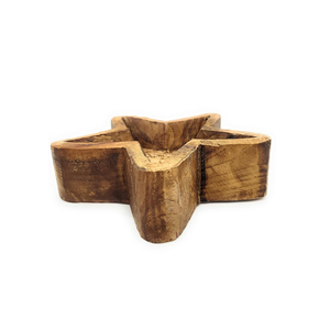 Wholesale Price Natural Acacia Wood Star <b>Dough</b> <b>Bowl</b> Handcrafted Eco-friendly Wooden <b>Bowl</b> from Vietnam Factory New Items - Product Image 2