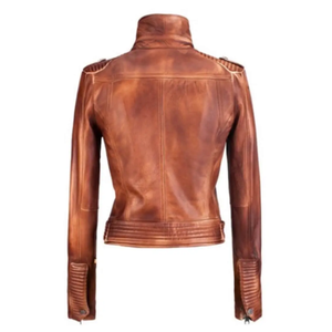Chaqueta de cuero para mujer Biker Streetwear 2025 chaqueta de cuero para mujer - Product Image 5