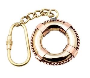 Porte-clés en laiton nautique en laiton AK en polonais fini porte-clés personnalisé pour usage personnel/décor de clé - Product Image 6