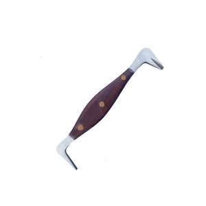 Instrument vétérinaire professionnel, outil de maréchalerie à double action, polisseur de sabots, coupe-clous avec manche en bois - Product Image 4