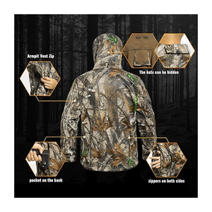 AQTQ <b>Clothing</b> Manufacturers Wholesale Winter Outdoor Camping Wear Orange Camo Pants and <b>Mens</b> Tactical Uniform Camouflage - Product Image 3