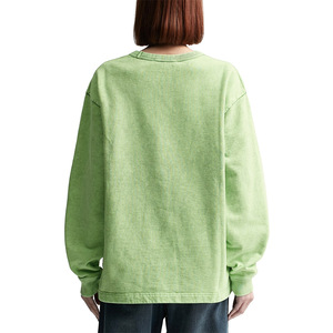 Nueva moda para mujer de gran tamaño impreso 100% algodón polar impermeable sudaderas manga larga Top Otoño Invierno ropa cuello redondo - Product Image 3