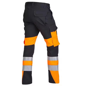 <b>Construction</b> <b>Work</b> Pants Reflective Stripes Durable Safety Heavy Duty Overalls for Men CE Certified Polyester Wholesale Workwear - Product Image 4