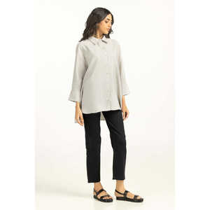 Chemise pour femme, style rétro vintage, col à volants simple, en popeline, soie, mousseline de coton, tailles XS à XL, pour l'automne et le printemps - Product Image 6