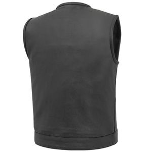 Suministro de fábrica Chaleco de cuero para hombre Calidad superior Elegante Casual Moda Moto Chaleco Racing Jersey Traje inspirado - Product Image 5