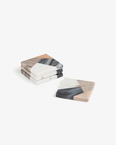 Sous-verres de tasses en verre personnalisés pour décoration de table Sous-verres décoratifs de table tendances de créateurs - Product Image 6