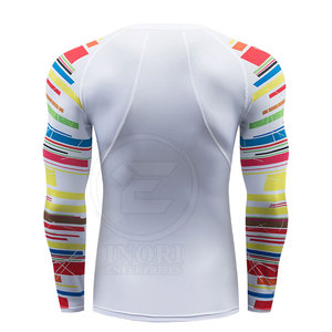 เสื้อกีฬาแขนยาว220ก. ทำจากโพลีเอสเตอร์สแปนเด็กซ์ระบายอากาศได้สำหรับผู้ชาย - Product Image 3