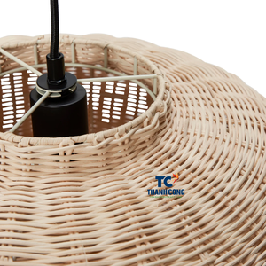 El mejor precio, lámpara de ratán decorativa Bohemia, lámpara colgante para dormitorio, comedor, Material Natural de Vietnam - Product Image 3