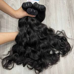 Extensiones de Cabello Humano Vietnamita Virgen de Primera Calidad al por Mayor, Ondulado Natural, Trama Doble, Paquetes de Cabello Virgen - Product Image 2