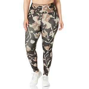 Pantalones deportivos sin costuras de alta calidad para mujer, pantalones deportivos de cintura alta para gimnasio, Push Up, compresión de Yoga, mallas estampadas de talla grande - Product Image 3