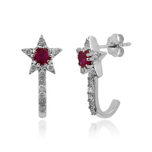 Fine Jewelry 925 Sterling <b>Silver</b> Pink Quartz Stone Ear <b>Stud</b> <b>Earring</b> Gold Plated <b>for</b> Wedding Anniversary Party Her <b>Women's</b> Gift - Product Image 3