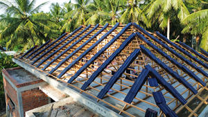 Estructura de Acero para Construcción Eratek EV32.50, Estándar JIS, Grado G550, Recubrimiento Duracoat, Tipo Ligero, Armadura para Techo de Casa de Campo - Product Image 2