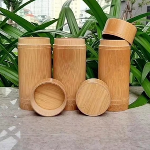 Biodegradable <b>Natural</b> Bamboo <b>Tube</b> | Sustainable Packaging for Skincare, Toiletries ,Eco Brands | OEM Vietnam Factory - Product Image 1