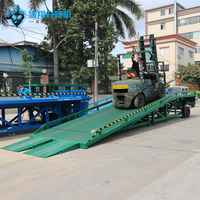 Rampe de chargement de conteneur mobile réglable 10-20t Tables élévatrices hydrauliques pour le chargement et le déchargement de conteneurs