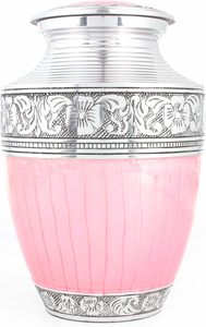 โกศเผาศพผู้ใหญ่ โลหะผสมคุณภาพสูง งานแฮนด์เมด ทรงกระบอก เคลือบสีน้ำเงิน ขายส่ง - Product Image 5