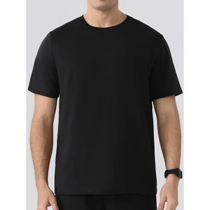 2025เสื้อยืดแขนสั้นแฟชั่นผู้ชาย, เสื้อยืดคอกลมทรงหลวมสีขาว & ดำสำหรับฤดูร้อน - Product Image 1