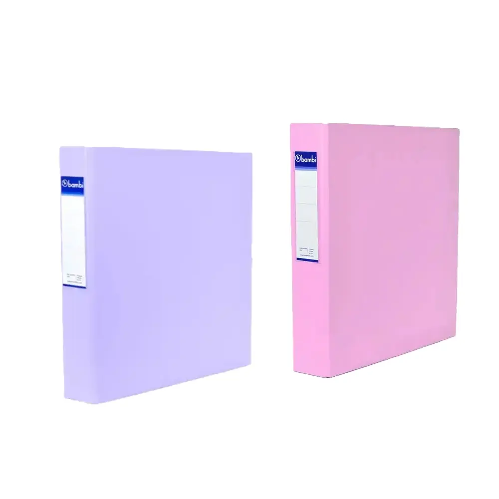 Classeur coloré avec logo personnalisé porte-papier carton PVC épaisseur 40mm classeur à anneaux en D A4 2 3 4